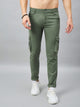 Men's Green Cotton Cargo Trousers