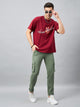 Men's Green Cotton Cargo Trousers