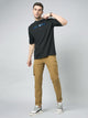 Men's Light Brown Cotton Cargo Trousers