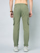 Men's Green Cotton Cargo Trousers