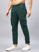 Men's Dark Green Cotton Cargo Trousers
