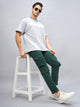 Men's Dark Green Cotton Cargo Trousers