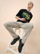 Men's Light Grey Cotton Cargo Trousers