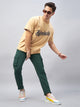 Men's Dark Green Cotton Cargo Trousers