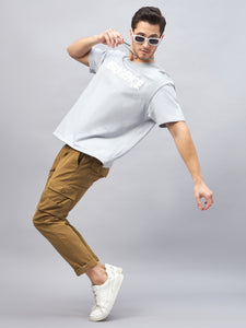 Men's Khakhi Cotton Cargo Trousers