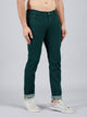 Men's Dark Green Relax Fit Jeans