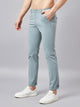 Men's Relaxed Sea Green  Pure Cotton Trousers