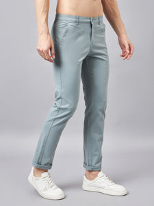 Men's Relaxed Sea Green  Pure Cotton Trousers