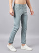 Men's Relaxed Sea Green  Pure Cotton Trousers