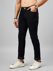 Men's Black Relax Fit Jeans