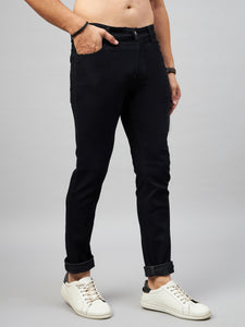 Men's Black Relax Fit Jeans