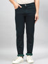 Men's Dark Green Regular Fit Jeans