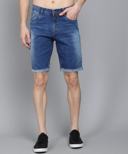 Men's Blue Denim Shorts