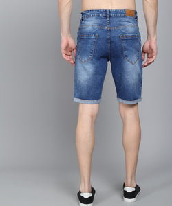 Men's Blue Denim Shorts