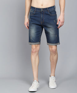 Men's Blue Denim Shorts