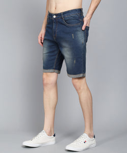 Men's Blue Denim Shorts