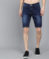 Men's Dark Blue Denim Shorts