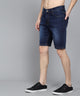 Men's Dark Blue Denim Shorts