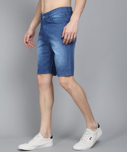 Men's Blue Denim Shorts