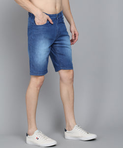 Men's Blue Denim Shorts