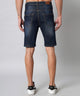 Men's Dark Blue Denim Shorts