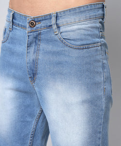 Men's Light Blue Denim Shorts