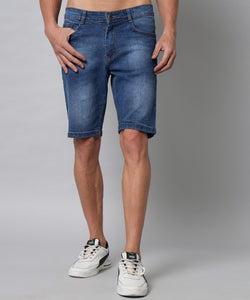 Men's Blue Denim Shorts