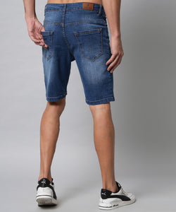 Men's Blue Denim Shorts