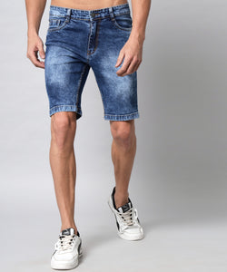 Men's Blue Denim Shorts