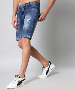 Men's Blue Denim Shorts