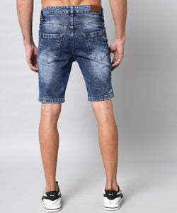 Men's Blue Denim Shorts