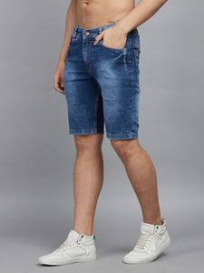 Men's Blue Denim Shorts