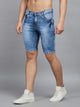 Men's Light Blue Denim Shorts