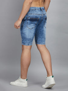 Men's Light Blue Denim Shorts