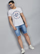 Men's Light Blue Denim Shorts