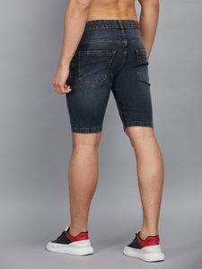 Men's Black Denim Shorts