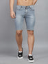 Men's Light Grey Denim Shorts