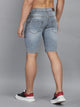 Men's Light Grey Denim Shorts