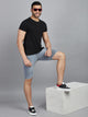 Men's Light Grey Denim Shorts