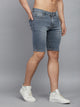 Men's Light Grey Denim Shorts