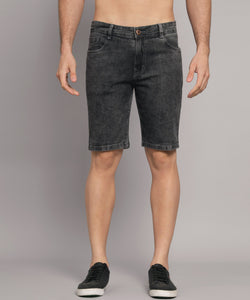 Men's Grey Denim Shorts