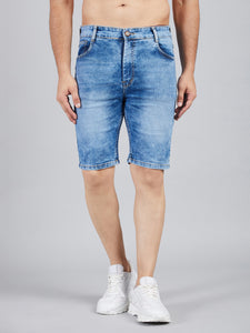 Men's Light Blue Denim Shorts