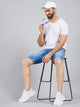 Men's Light Blue Denim Shorts