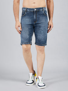 Men's Blue Denim Shorts