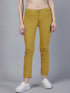 Women's Yellow Slim Fit Jeans
