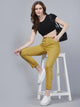 Women's Yellow Slim Fit Jeans