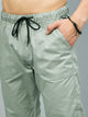 Men's Relaxed Light Pistachio Cotton Jogger Trouser