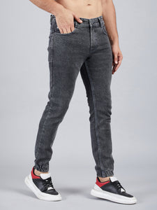 Men's Grey Denim Jogger