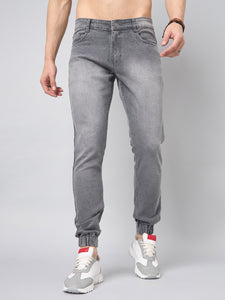 Men's Grey Denim Jogger