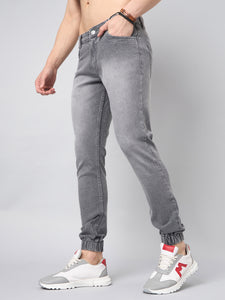 Men's Grey Denim Jogger